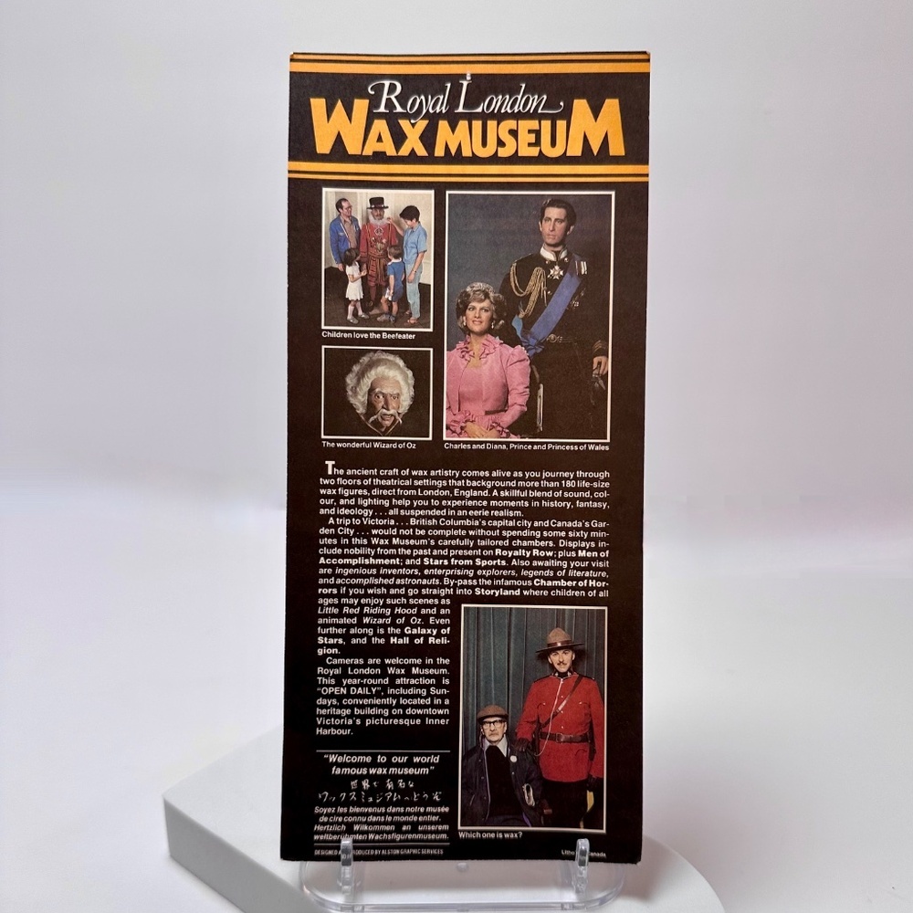 ✨2 for $20 Deal✨  1986 Victoria BC Postcard Lot Royal London Wax Museum - Picture 3 of 16